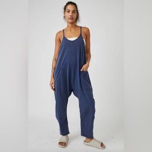 FP Free People Movement Hot shot Onesie Navy size medium